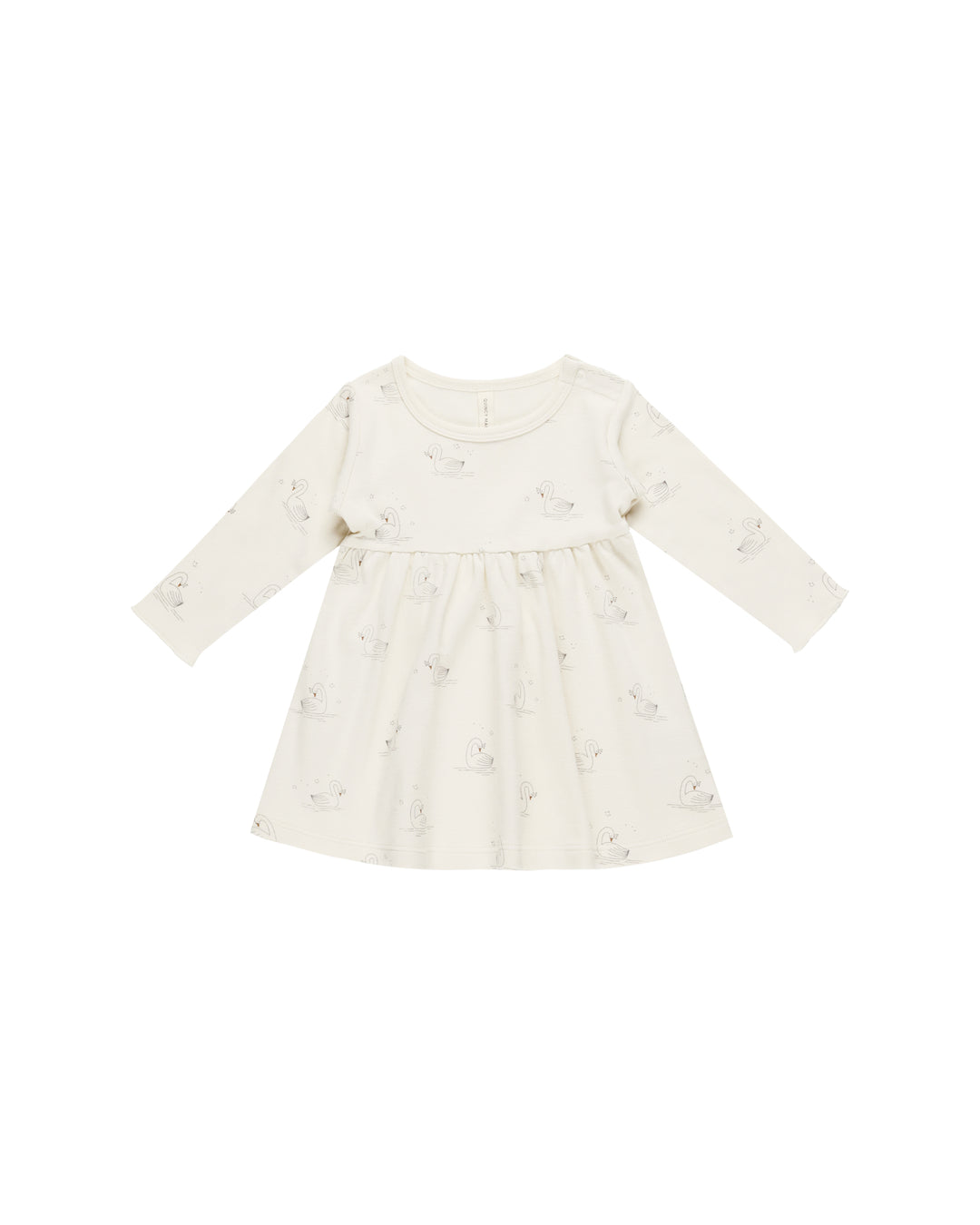 Swan LS Baby Dress by Quincy Mae