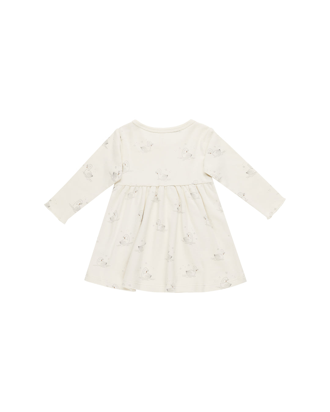 Swan LS Baby Dress by Quincy Mae