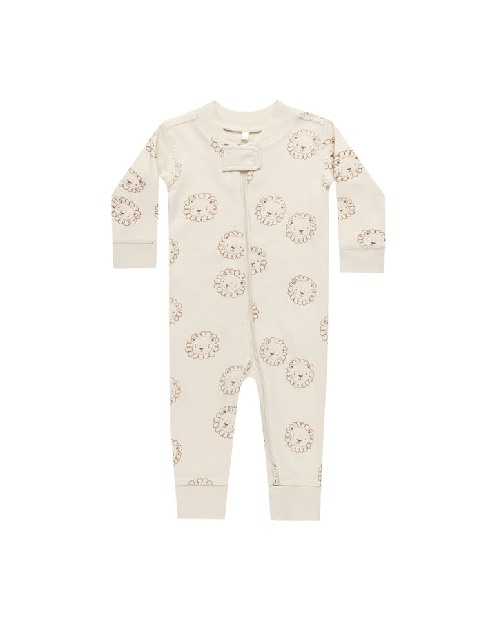 Lions Zip Up Romper by Quincy Mae