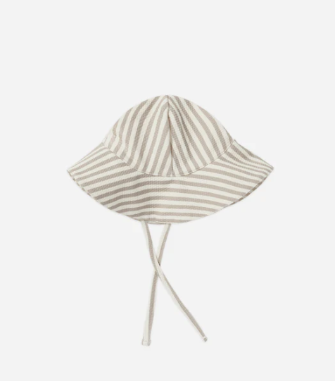 Ash Stripe Sun Hat by Quincy Mae