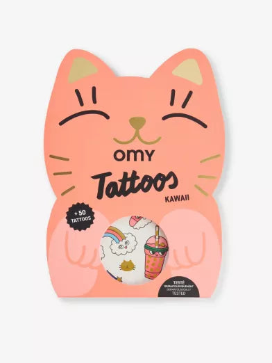 Kawaii Temporary Tattoos by OMY