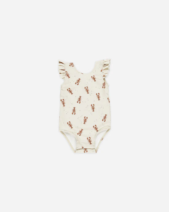 Scoop Back Onepiece - Lobsters - Babesta