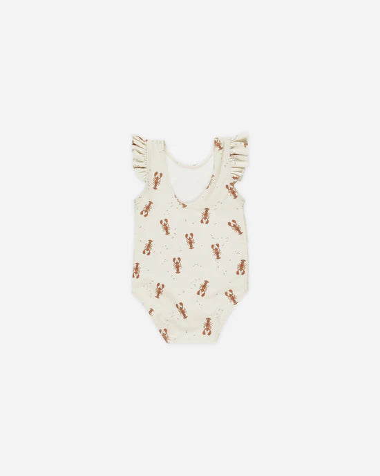 Scoop Back Onepiece - Lobsters - Babesta
