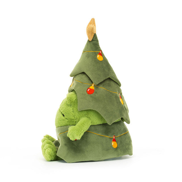 Christmas Tree Ricky Rain Frog by Jellycat 