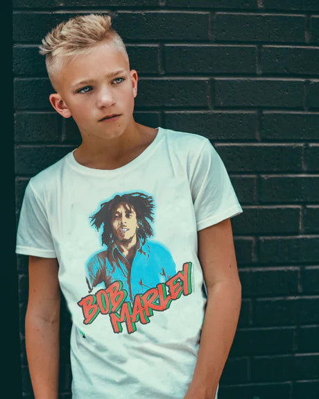 Bob Marley Tee by Rowdy Sprout