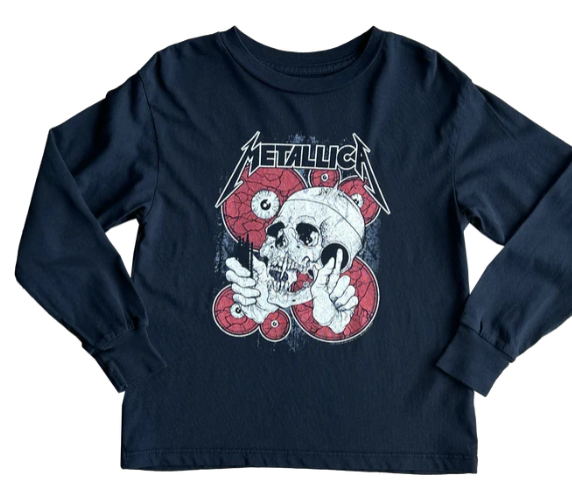 Metallica LS Tee by Rowdy Sprout