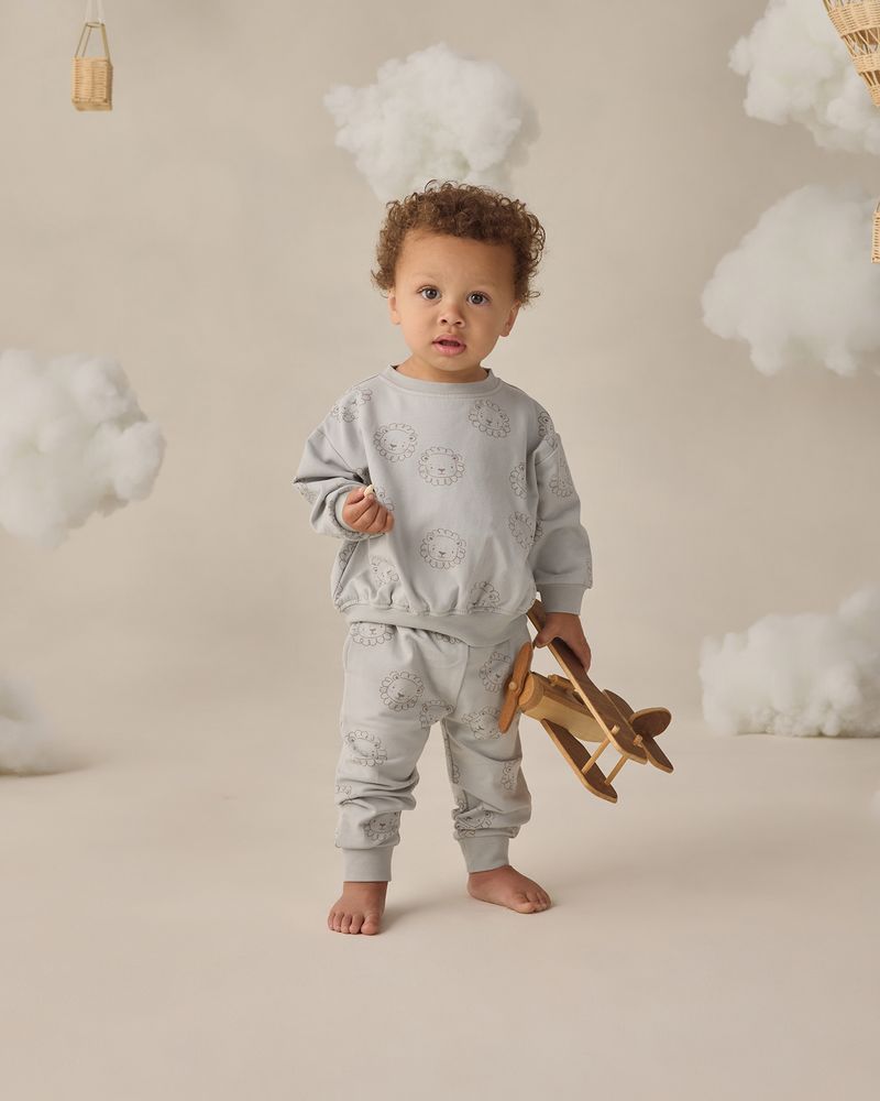 Relaxed Sweatpant Lions by Quincy Mae