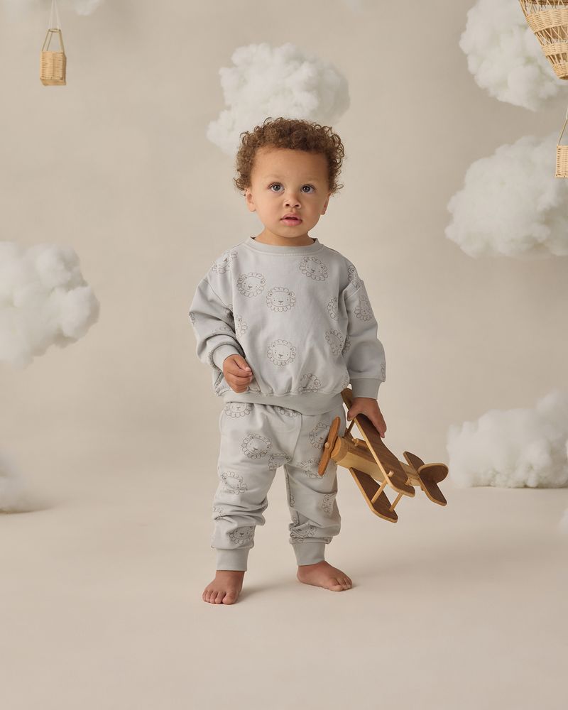 Relaxed Sweatshirt Lions by Quincy Mae
