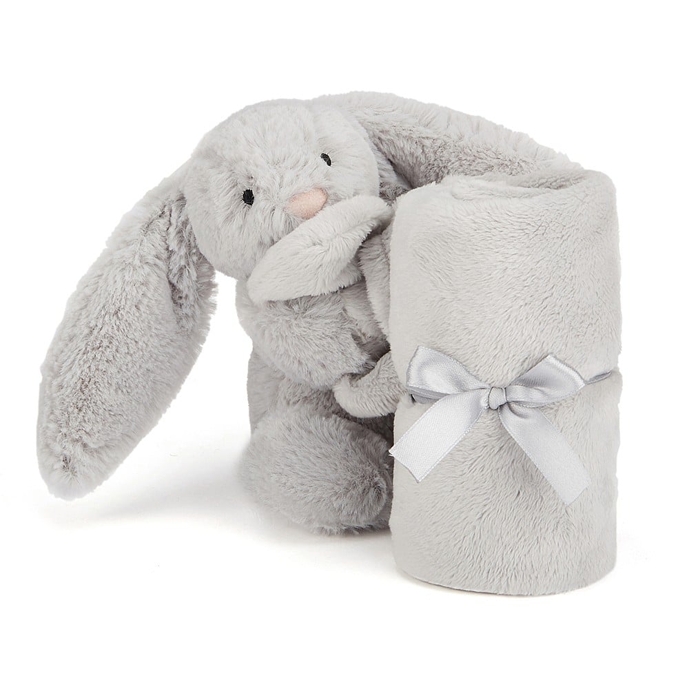 Bashful Bunny Soother - Silver by Jellycat