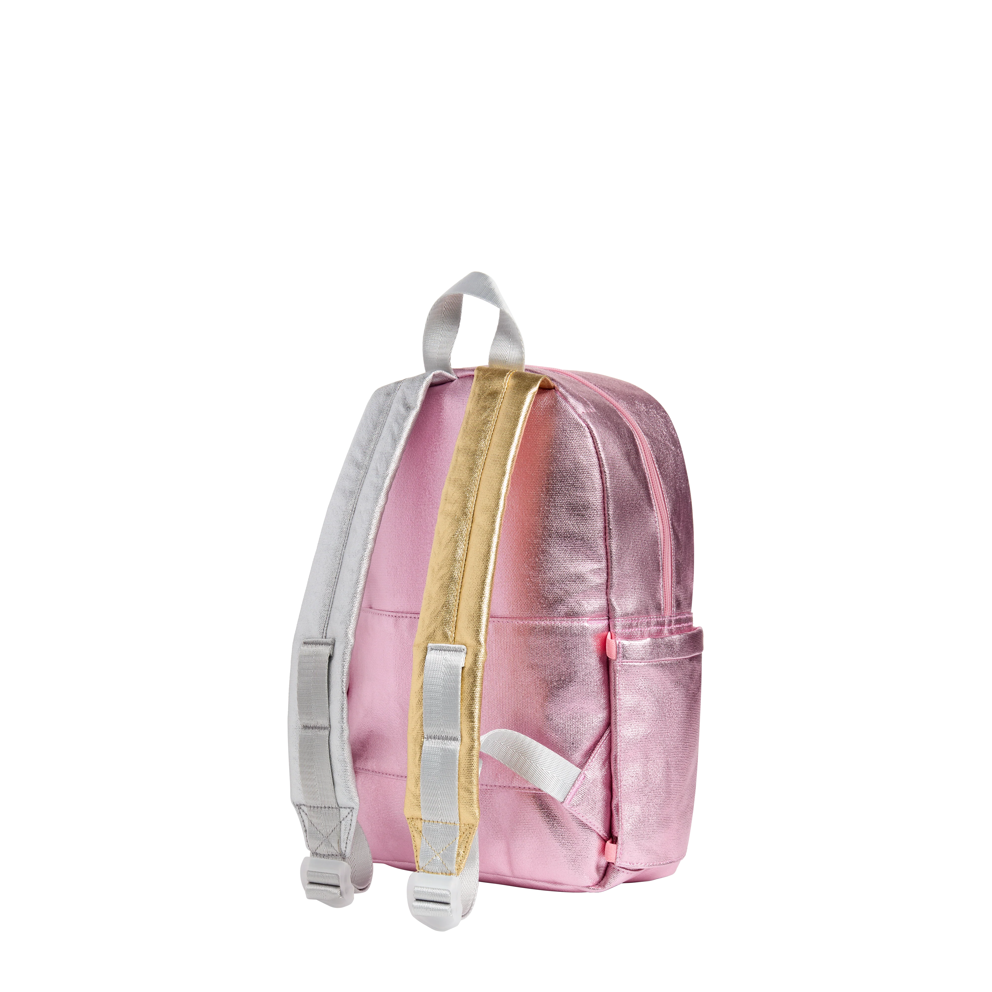 asos metallic mini backpack Kane Kids Mini Pink Metallic Backpack – Babesta
