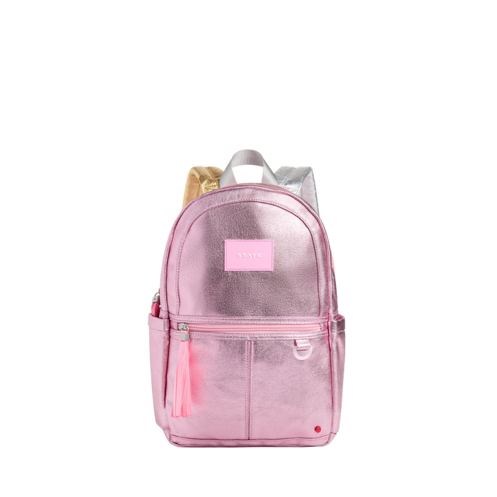 Kane Kids Mini Pink Metallic Backpack by State Bags