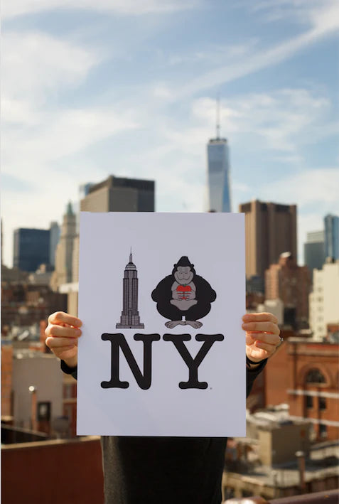 Empire King Kong NY Poster by Piccolini