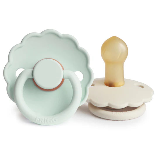 FRIGG Daisy Natural Pacifier 2-Pack 0-6M