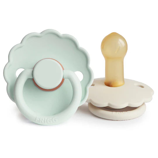 FRIGG Daisy Natural Pacifier 2-Pack 6-18M