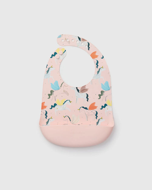 Silicone Bib - Unicorn Ballet
