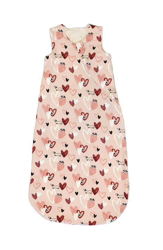 Pink Pup Sleeping Bag by Loulou Lollipop