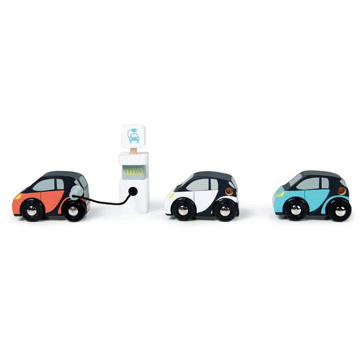 Smart Car Set Wood Toy by Tender Leaf Toy