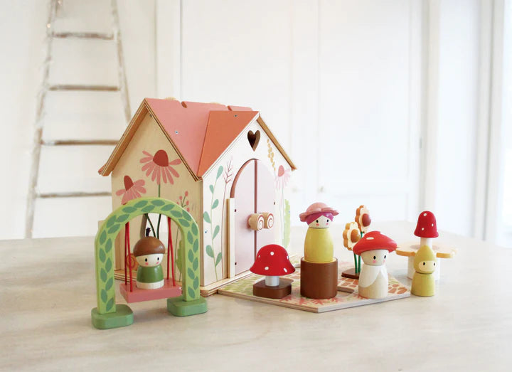 Rosewood Cottage Wood Toy by Tender Leaf Toys