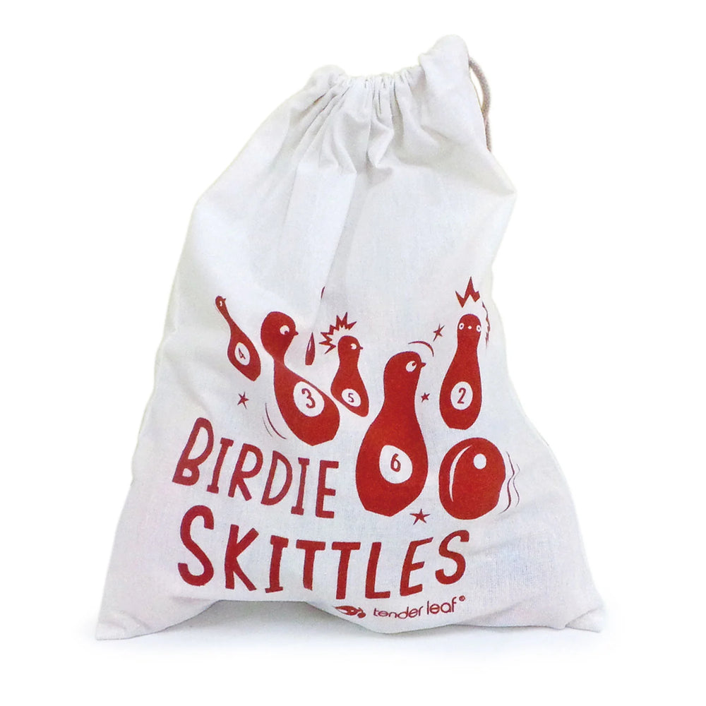 The Birdie Skittles Wood Toy by Tender Leaf Toys