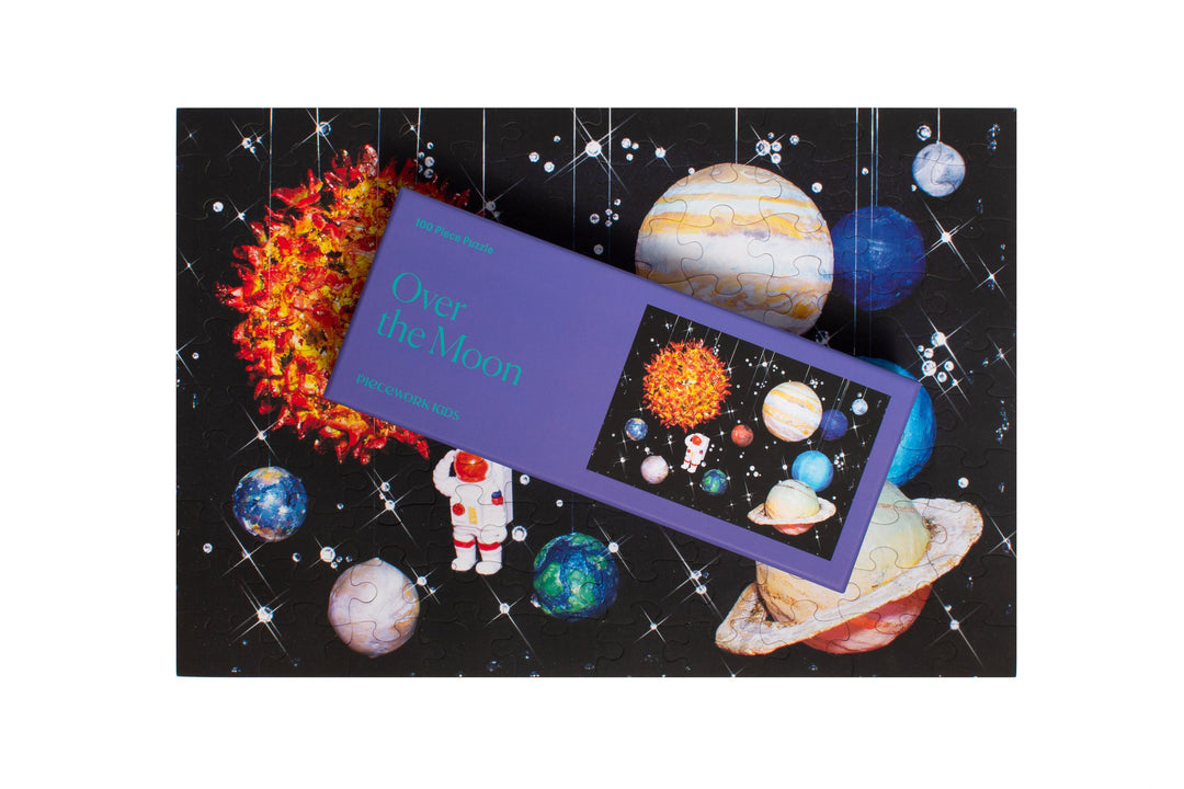 Over The Moon 100 Piece Puzzle by Piecework