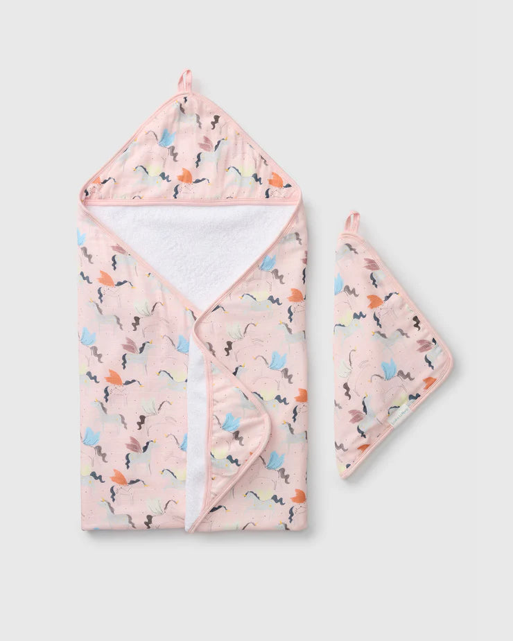 Unicorn Ballet Towel Set by Loulou Lollipop