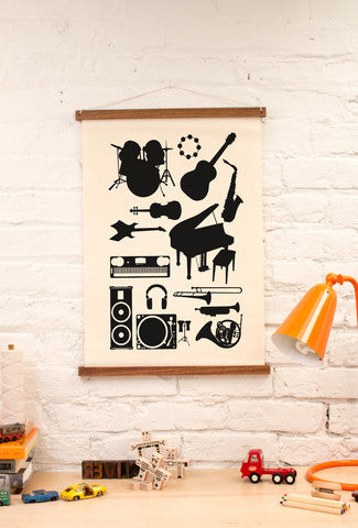 Wall Art - Instruments by Tree Hopper Toys