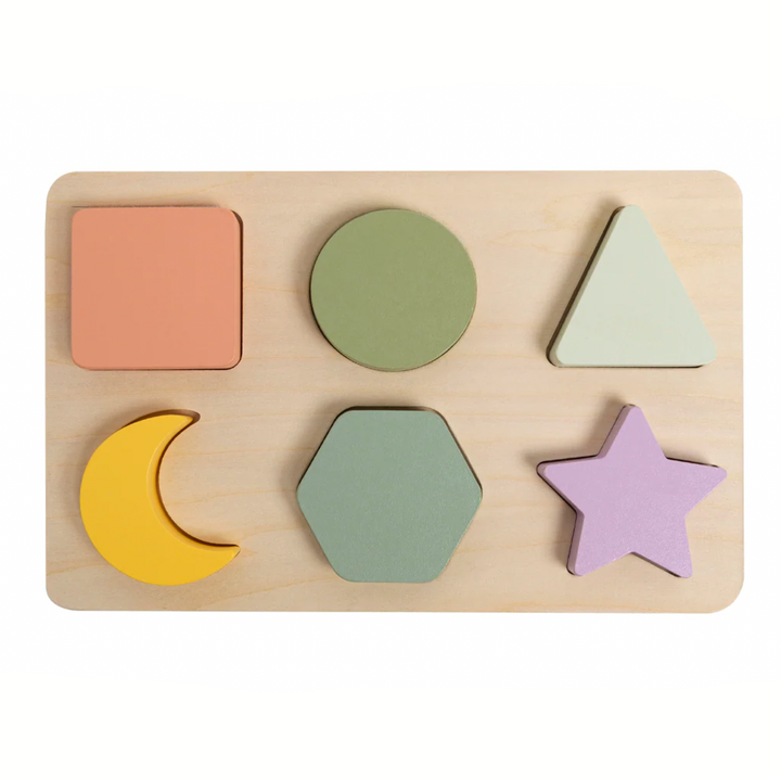 Wooden Shapes Puzzle by Pearhead