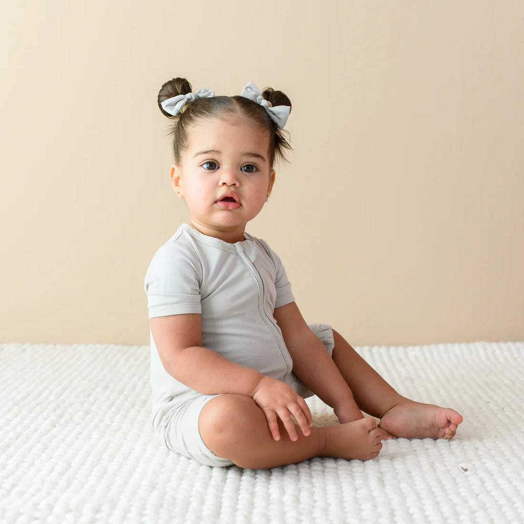 Zippered Shortall Romper - Oat