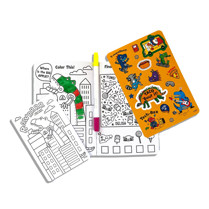 Robo Dinos Let's Go Activity and Coloring Kit