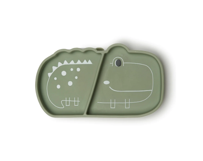Alligator Snack Plate by Loulou Lollipop