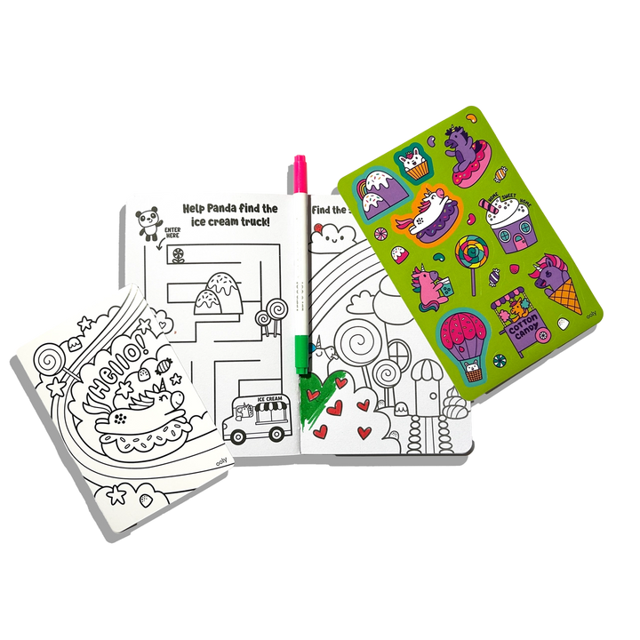 Robo Dinos Let's Go Activity and Coloring Kit