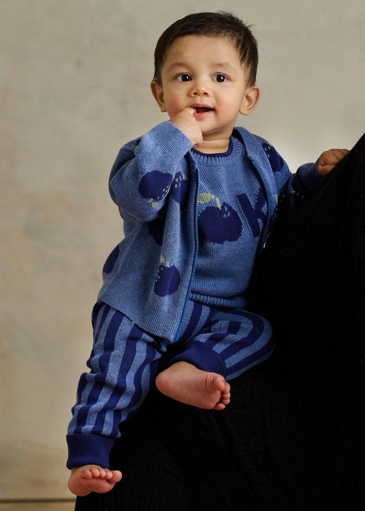 Apple Cardigan & Trouser Set