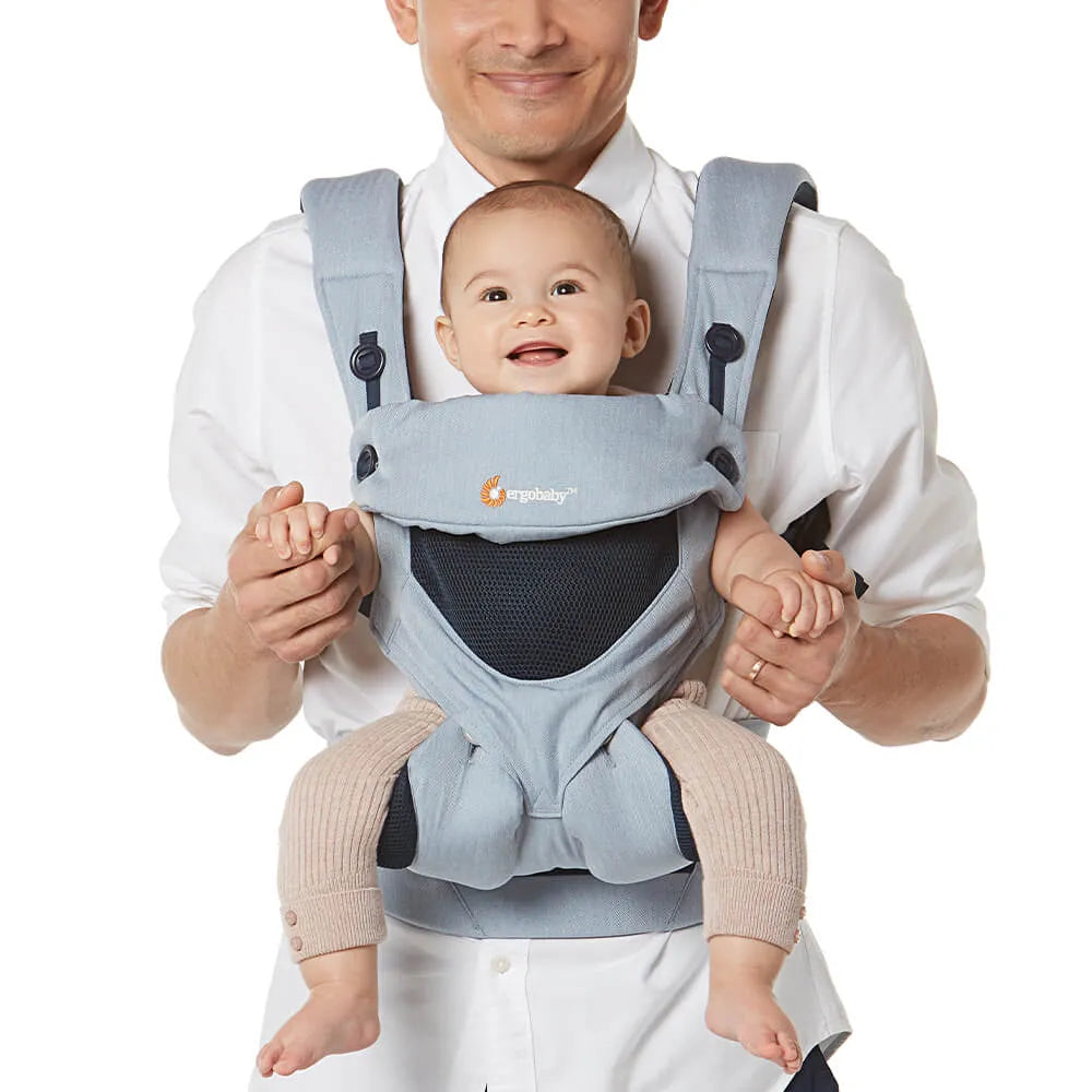 ergobaby carrier 360 accessories Ergobaby Four Position 360 Cool Air Mesh Baby Carrier Carbon Grey