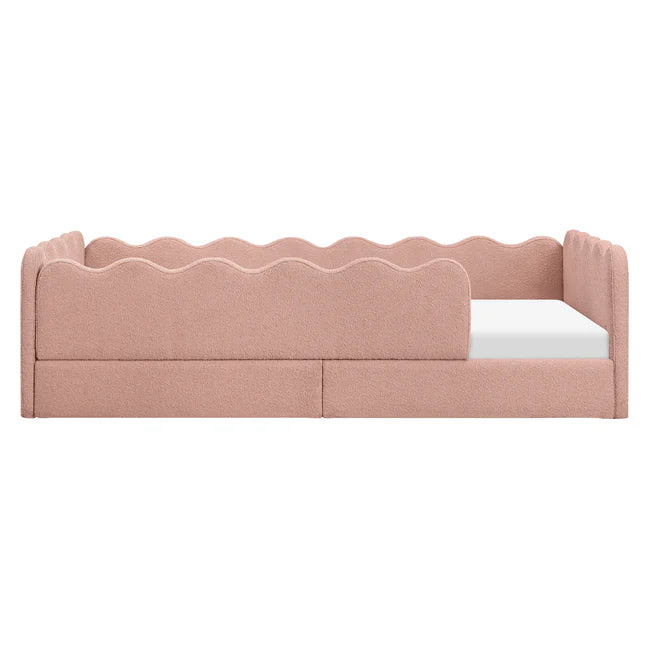 Rizo Montessori-Inspired Twin Floor Bed with Guardrails