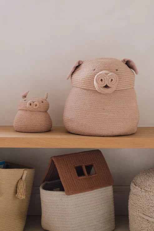 Peggy the Pig Basket by Lorena Canals