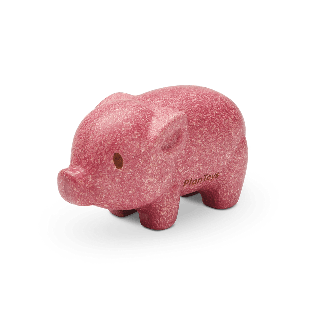 Planwood Pig Figurine Toy by PlanToys