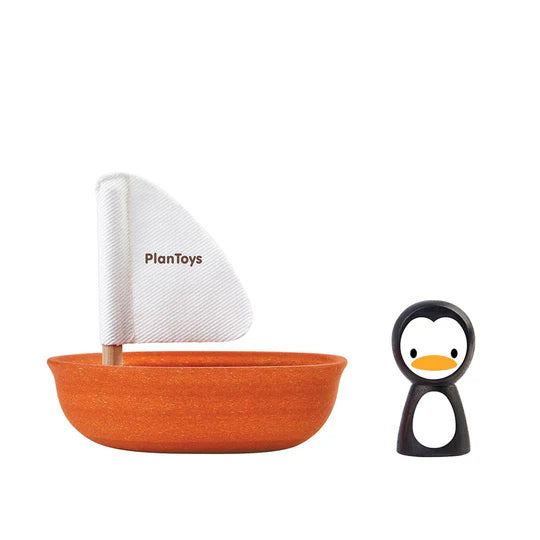 The Sailing Boat Penguin by PlanToys