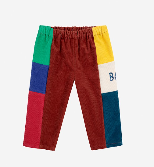 Baby Color Block Corduroy Pants by Bobo Choses