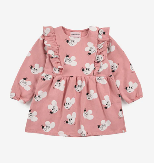 Baby Mouse All Over Dress by Bobo Choses