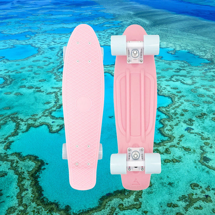 Swell Cruiser Skateboard Complete 22" -Coral