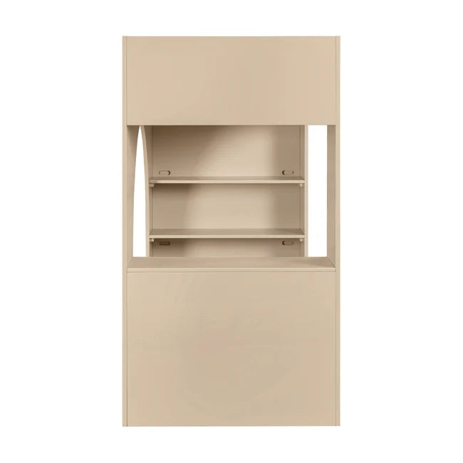 Babesta Moab Stair Loft Bed by Babyletto Taupe Ash