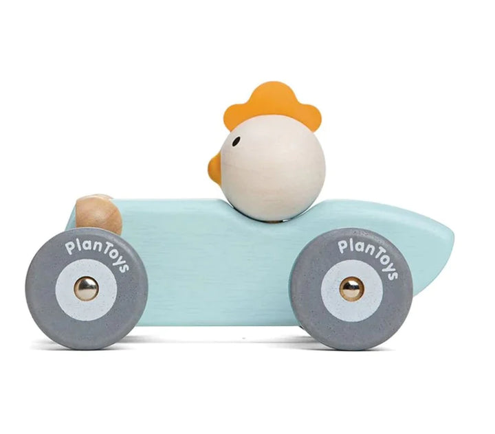 Chicken Racing Car by Plan Toys