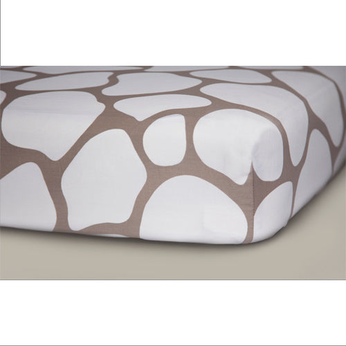 Cobblestone Fitted Crib Sheet - Floor Sample