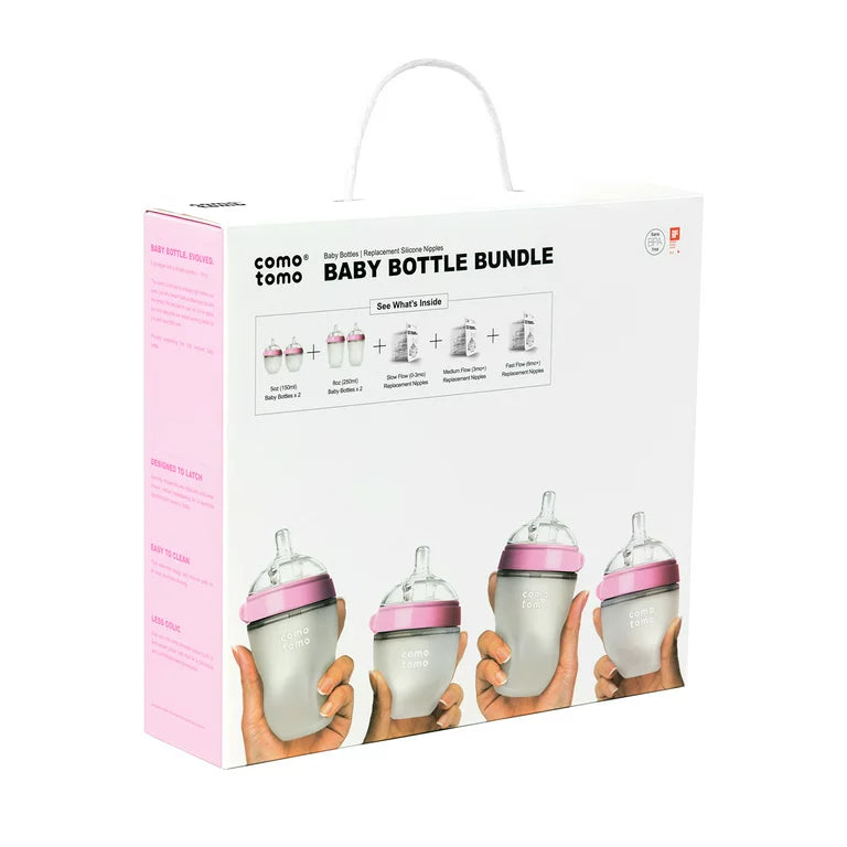Natural Feel Baby Bottle Bundle by comotomo