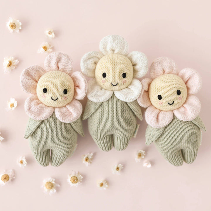 Baby Daisy Blush Pink Knitted Toy
