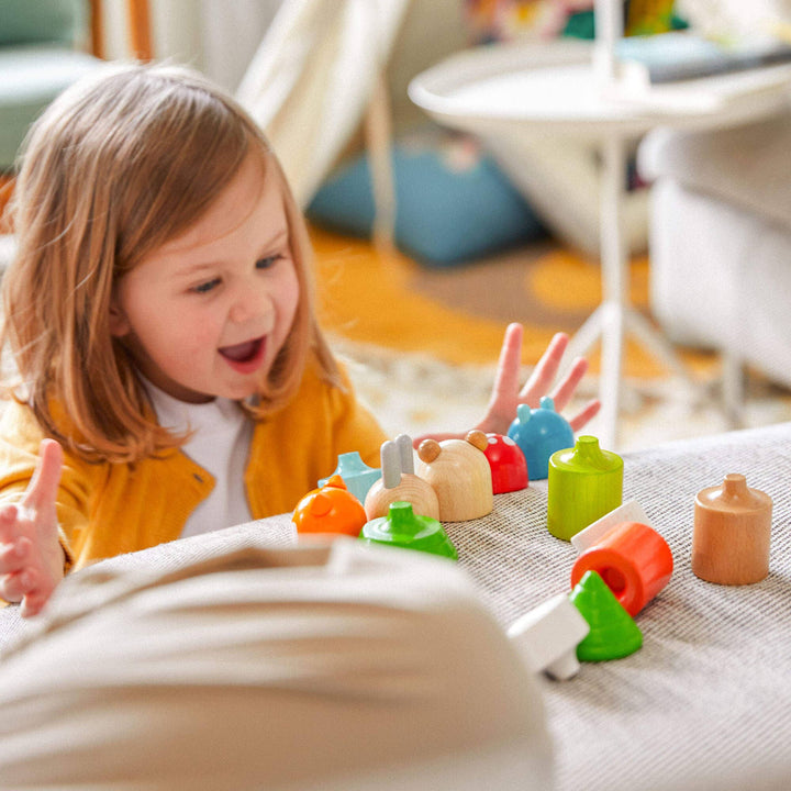 Forest Animals Wooden Stacking Toy by HABA USA at Babesta
