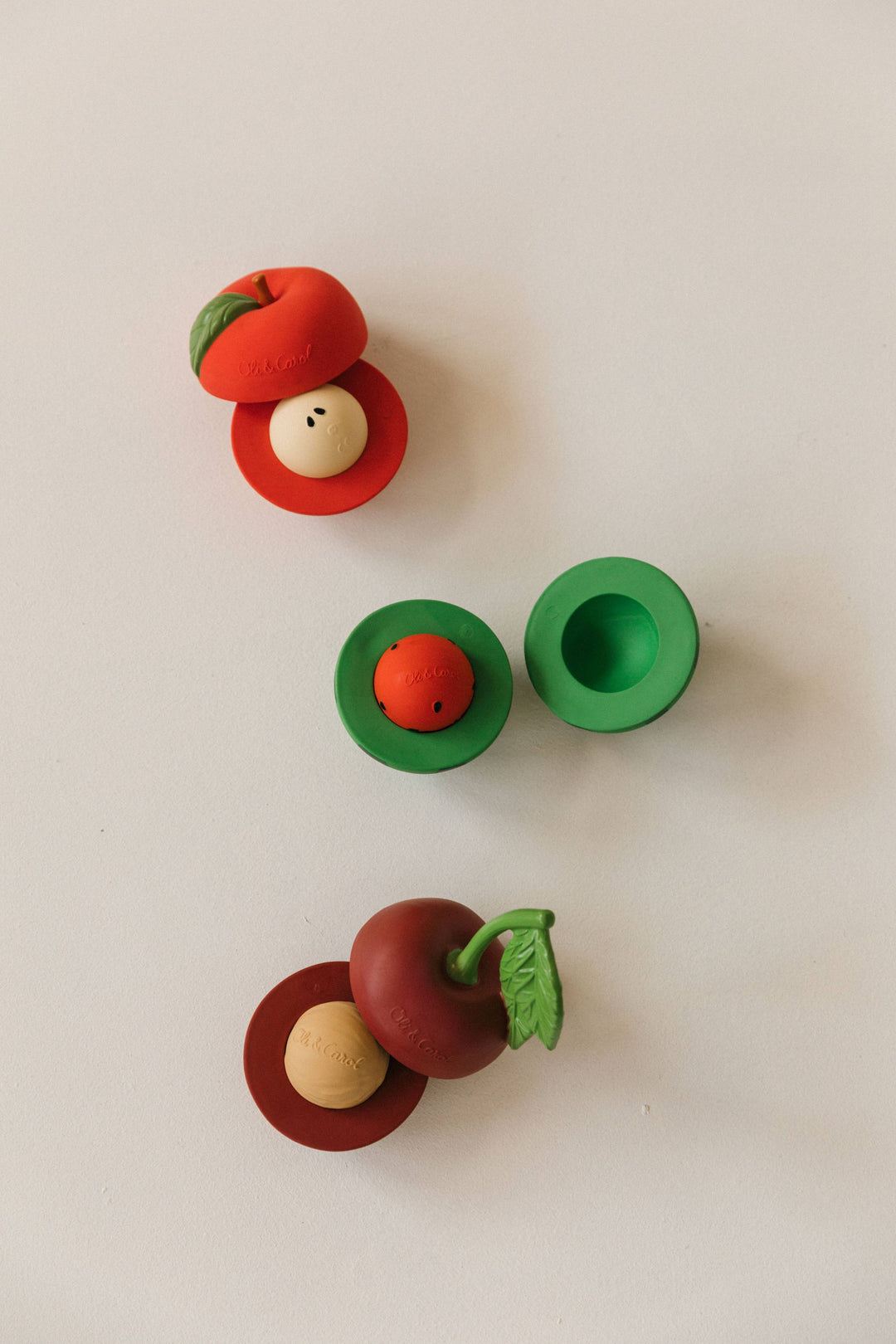 Watermelon Stacking Toy & Rattle Ball by Oli & Carol at Babesta
