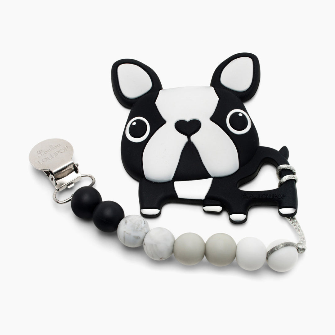 Boston Terrier Teether by Loulou Lollipop