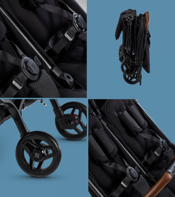 Jet Double Travel Stroller by Silver Cross