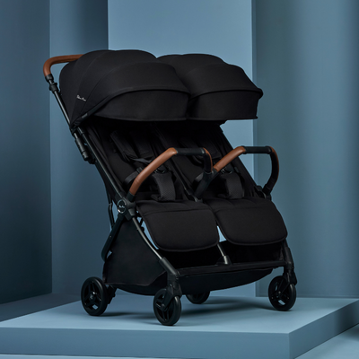 Jet Double Travel Stroller by Silver